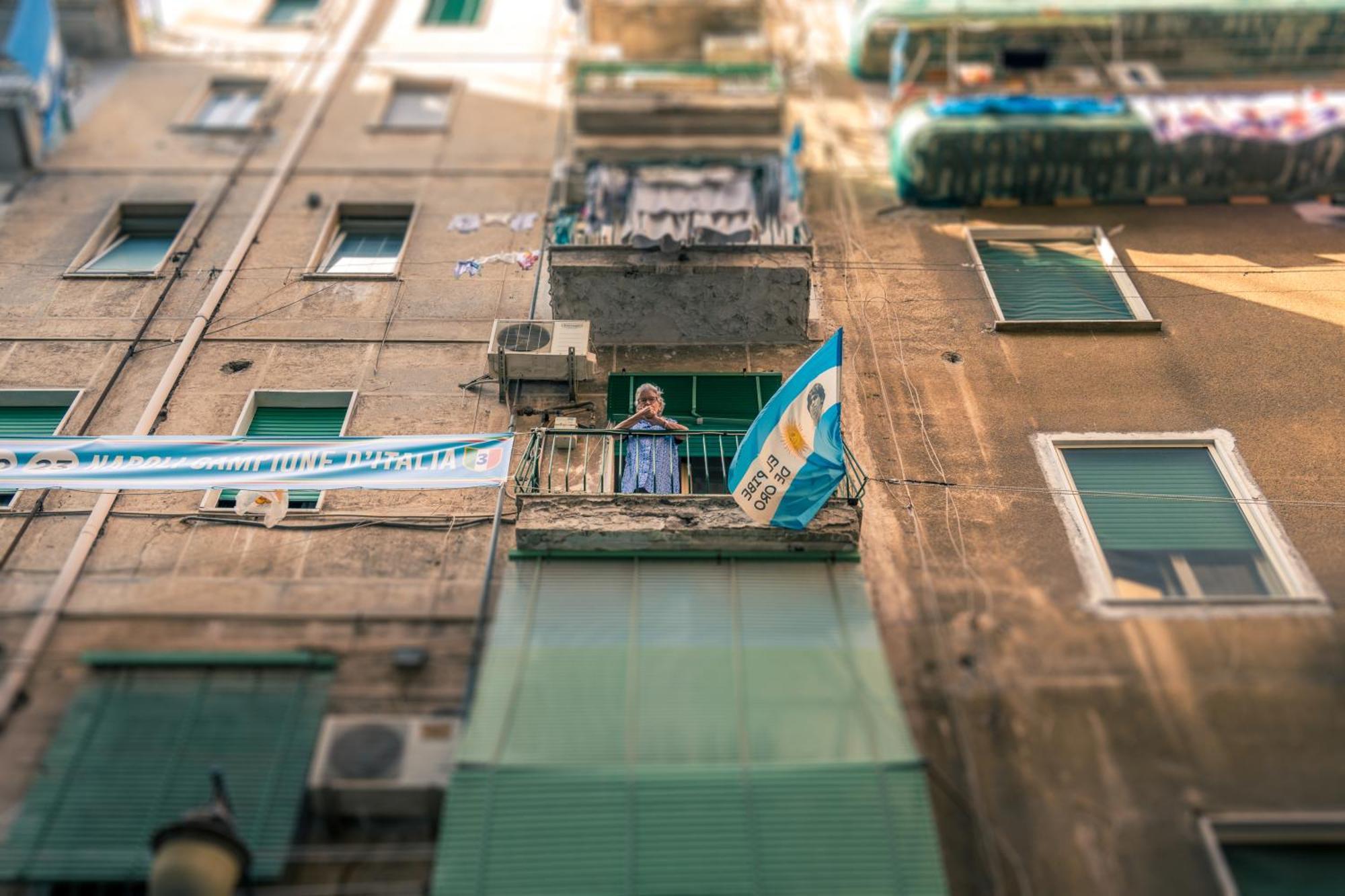 Mira Maradona Nápoles Exterior foto